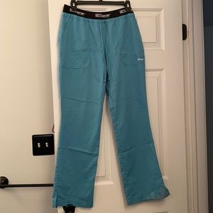 BARCO Grey's Anatomy Women's Aubrey Pant, blue, size medium